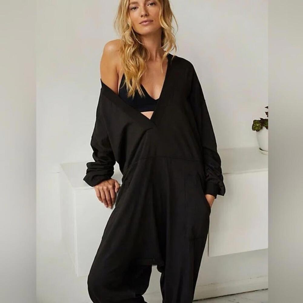 Free People Black Jumpsuit